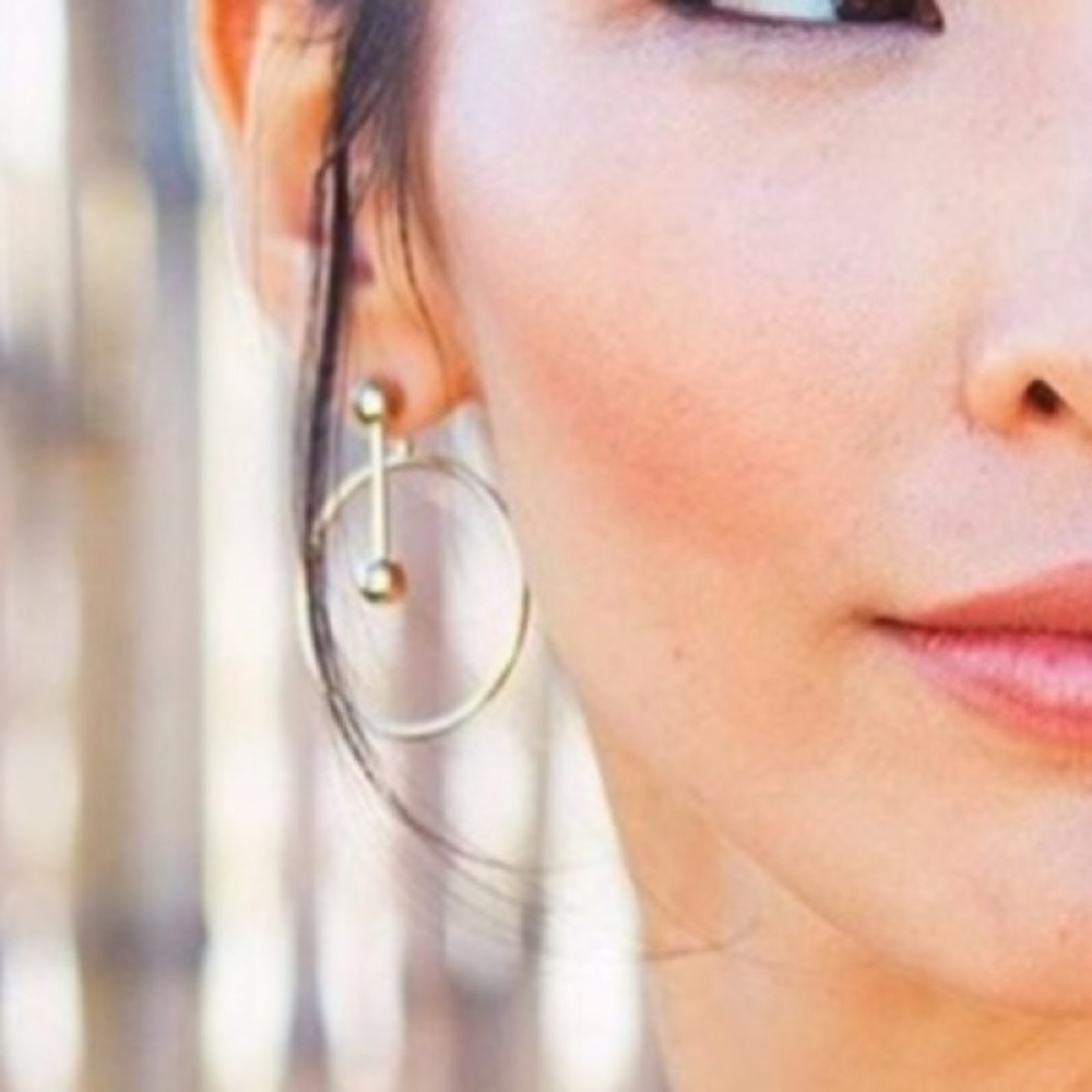 Adornmonde open circle ear jackets (HP!)
